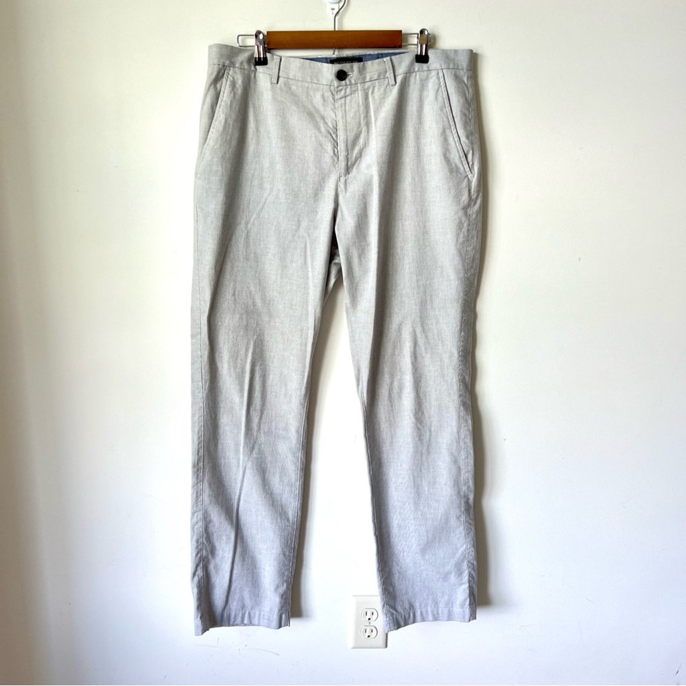 Men’s BANANA REPUBLIC Kentfield Cotton Straight Fit Trouser Pants—SZ. 35x32